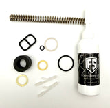 First Strike T15 rebuild kit with O-rings, seals, striker spring, striker cushion, and detents