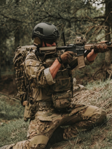 ATE® GEN2 Ballistic Helmet | NIJ IIIA High-Cut - Hard Head Veterans in Black, alternate view 36