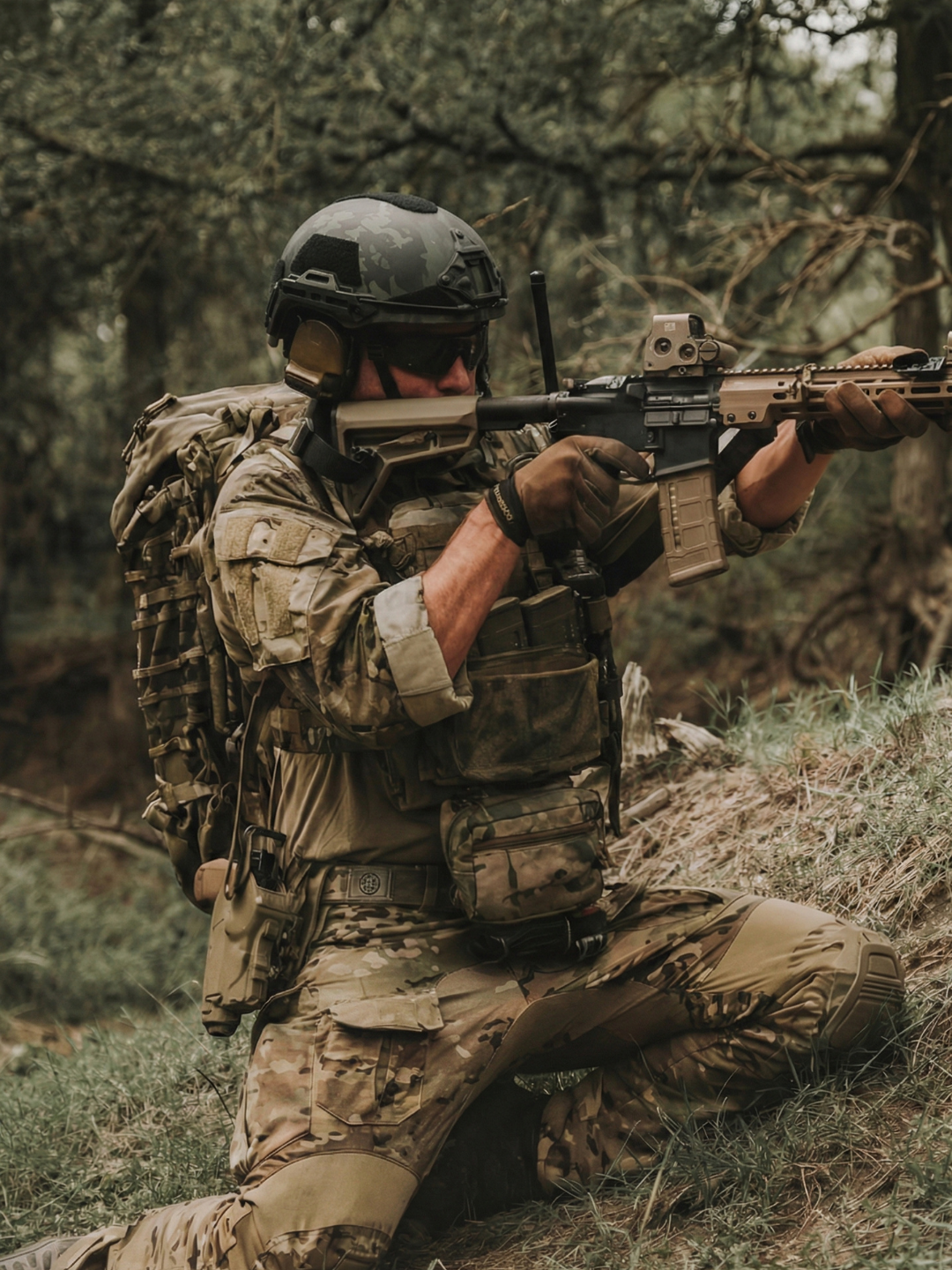 ATE® GEN2 Ballistic Helmet | NIJ IIIA High-Cut - Hard Head Veterans in Black, alternate view 44