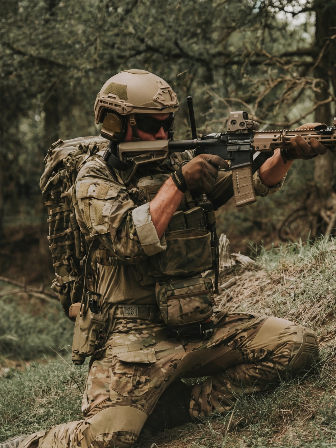 ATE® GEN2 Ballistic Helmet | NIJ IIIA High-Cut - Hard Head Veterans in OD Green, alternate view 12
