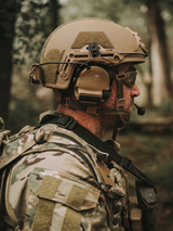 ATE® GEN2 Ballistic Helmet | NIJ IIIA High-Cut - Hard Head Veterans in Multicam Black, alternate view 10