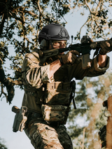 ATE® GEN2 Ballistic Helmet | NIJ IIIA High-Cut - Hard Head Veterans in Black, alternate view 37
