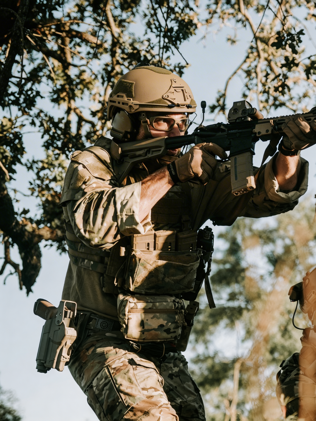 ATE® GEN2 Ballistic Helmet | NIJ IIIA High-Cut - Hard Head Veterans in Multicam, alternate view 13