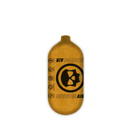 "Diamond Series" Skeleton Air Hyperlight Air Tank 80ci (Bottle Only) – Gold / Black — alternate view 14