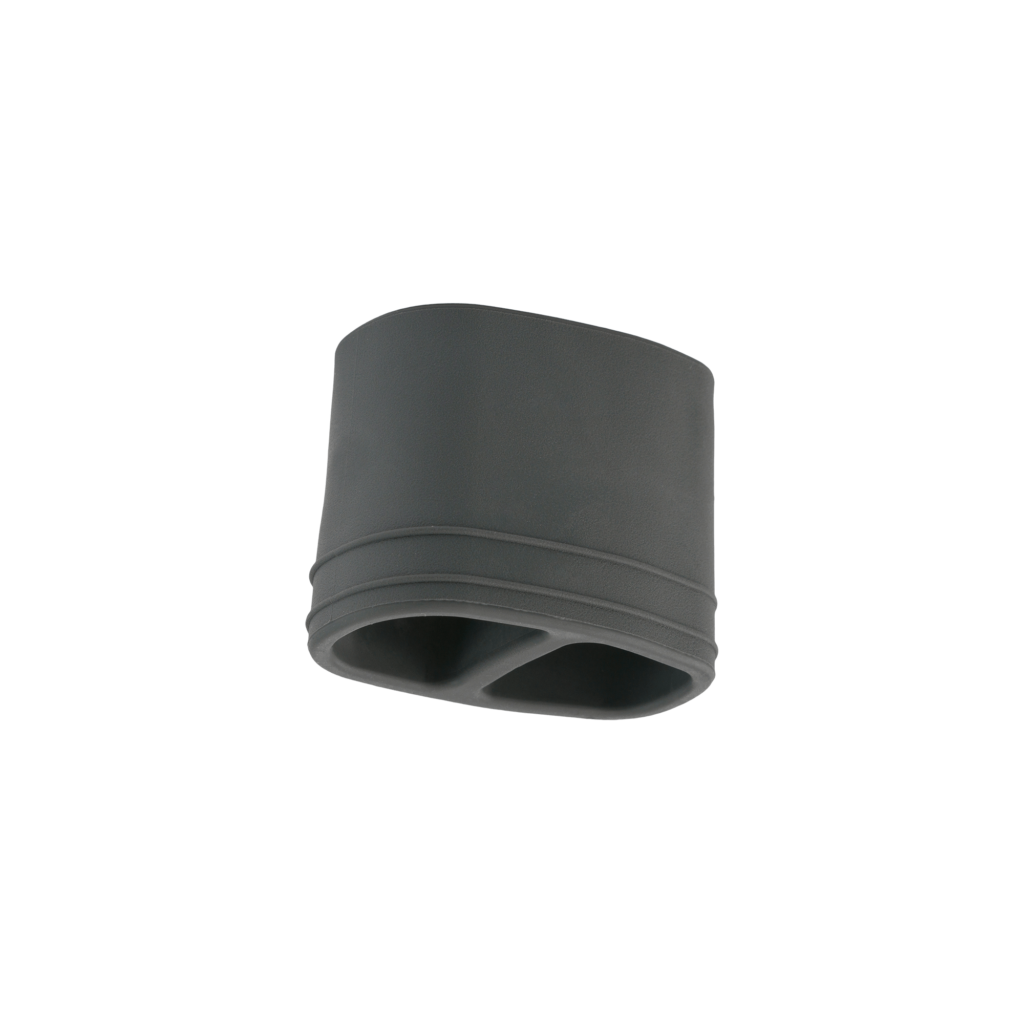 B5 Systems Battery Grip Plug for P-Grip and AK Grip in Gray, alternate view 5