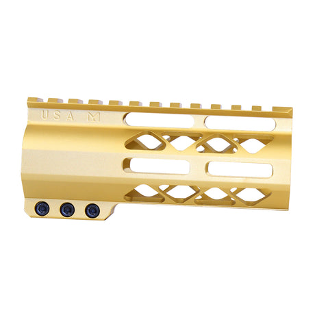 Guntec Air-LOK M-LOK Compression Free Float Handguard in 5", alternate view 2