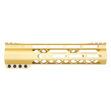 Guntec Air-LOK M-LOK Compression Free Float Handguard in Gold, alternate view 22