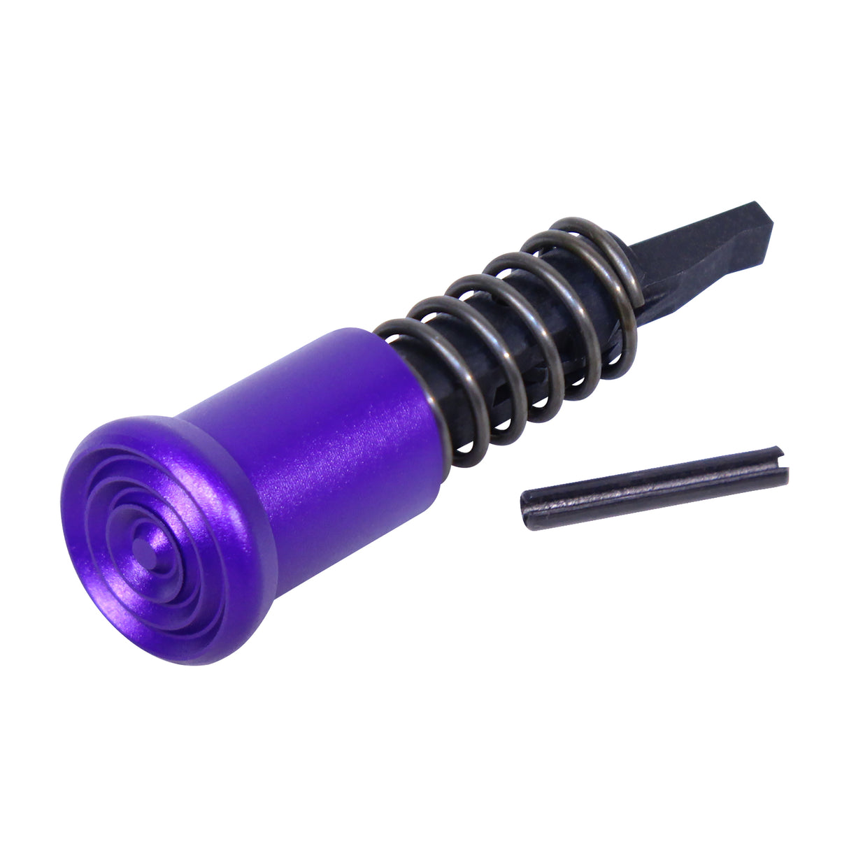 Guntec AR-15 Forward Assist Assembly in Royal Purple