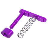 Guntec USA AR-15 Mag Catch Assembly With Extended Mag Button in Purple, alternate view 8