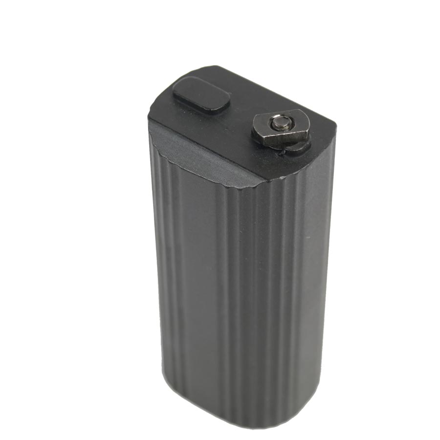 Ultralight Aluminum M-LOK Vertical Grip in Gray, alternate view 4