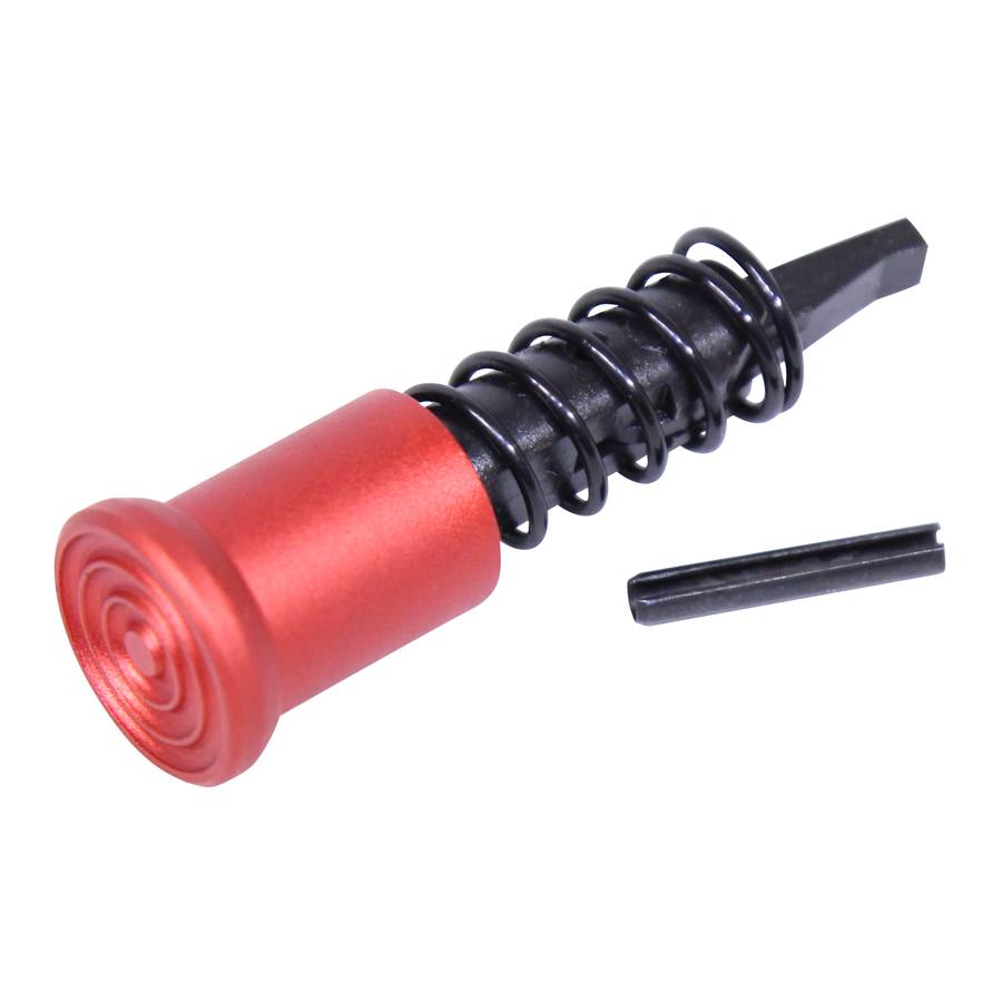 Guntec AR-15 Forward Assist Assembly in Red