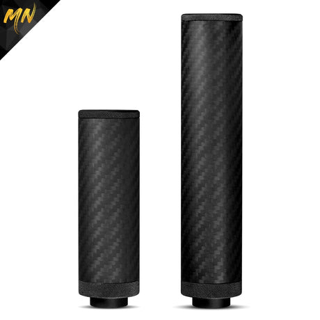 MNA Gen 5 Phantom Carbon Fiber Airsoft Mock Suppressor, 4", Standard Carbon Fiber