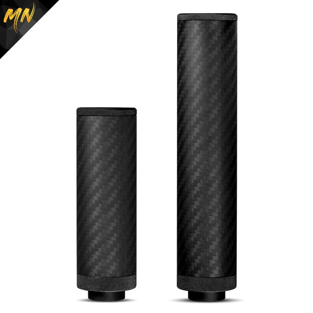 MNA Gen 5 Phantom Carbon Fiber Airsoft Mock Suppressor, 4", Standard Carbon Fiber