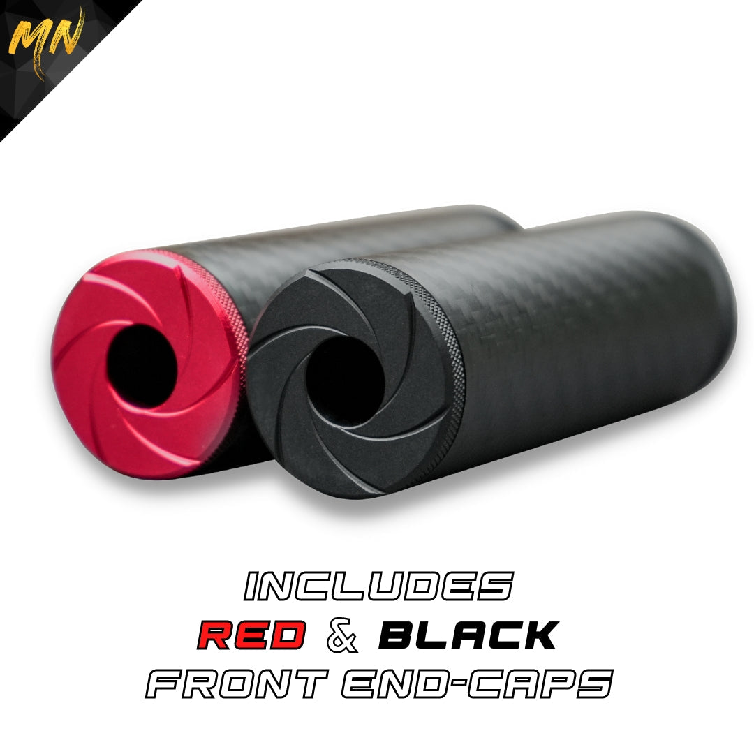 MNA Gen 5 Phantom Carbon Fiber Airsoft Mock Suppressor, 4", AceTech Brighter R, alternate view 4