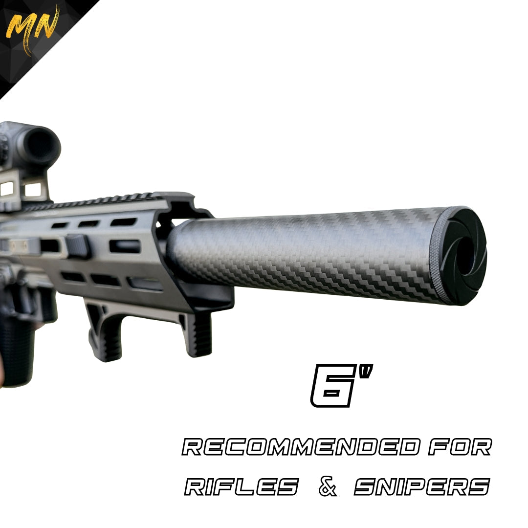 MNA Gen 5 Phantom Carbon Fiber Airsoft Mock Suppressor, alternate view 9