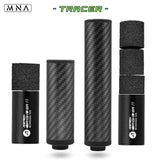 MNA Gen 6 Phantom™ Carbon Fiber Airsoft Suppressor, Forged, 4", alternate view 6