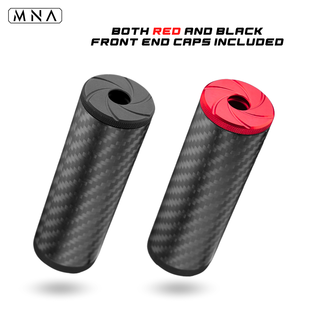 MNA Gen 6 Phantom™ Carbon Fiber Airsoft Suppressor, Forged, 4", alternate view 5