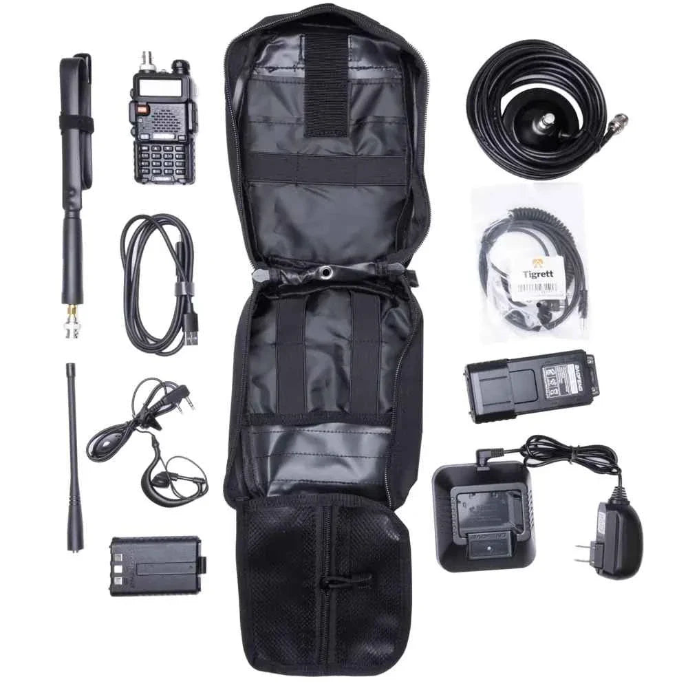Radio Go Bag with Baofeng BF-F8HP 8 Watt Programmed Vehicle Radio and Nagoya NA771 – Coyote BF-F8HP With Nagoya — alternate view 3