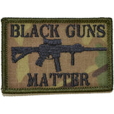 Tactical Gear Junkie Black Guns Matter 2x3 Patch in MultiCam, alternate view 7
