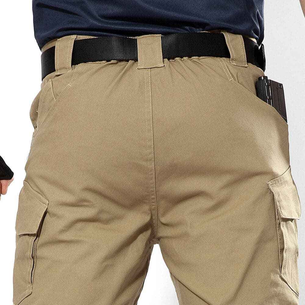 Raven Supply Men's Tactical Cargo Pants in Black, alternate view 3