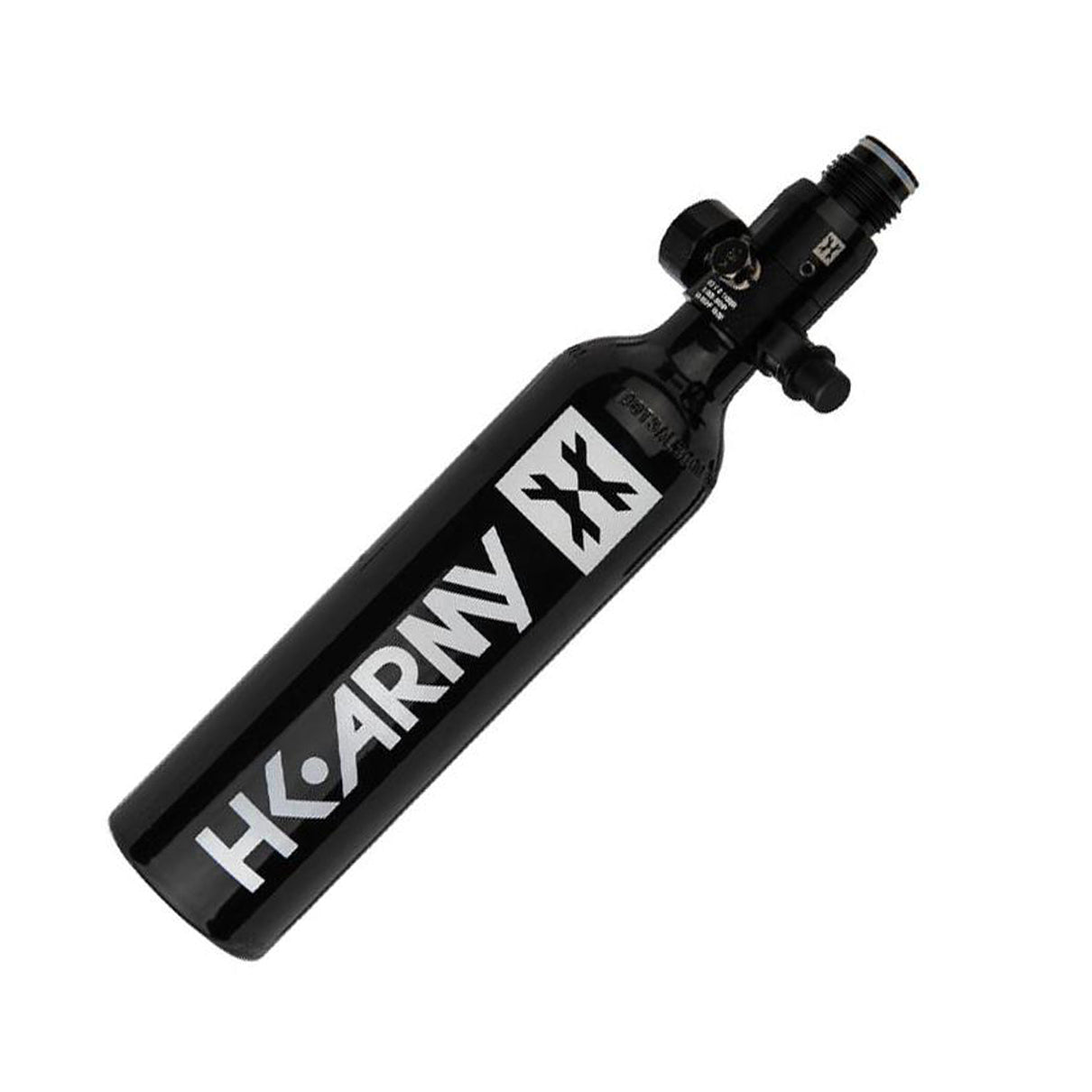 HK Army 13ci / 3000psi Aluminum Compressed Air Tank - Black w/ 800psi Regulator