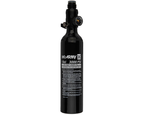 HK Army 13ci / 3000psi Aluminum Compressed Air Tank - Black w/ 800psi Regulator — alternate view 2