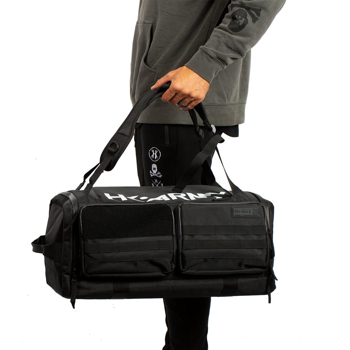 HK Army Expand 35L Paintball Gear Backpack in Black, alternate view 8