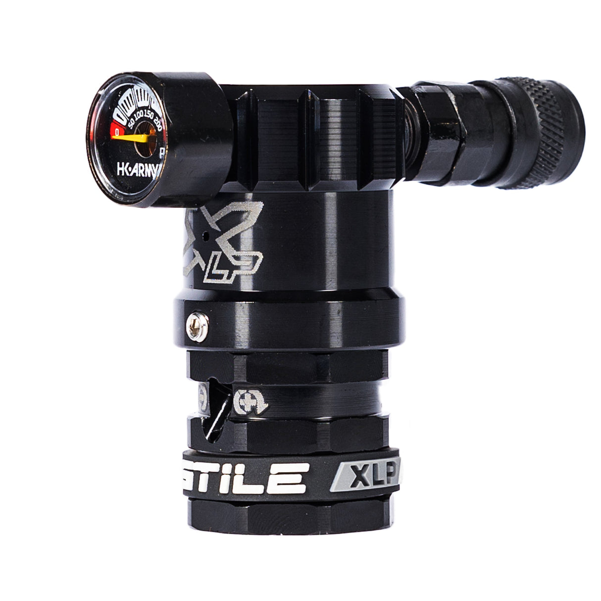 Hostile® XLP Regulator - Side Port Quick-Disconnect - Black, alternate view 3
