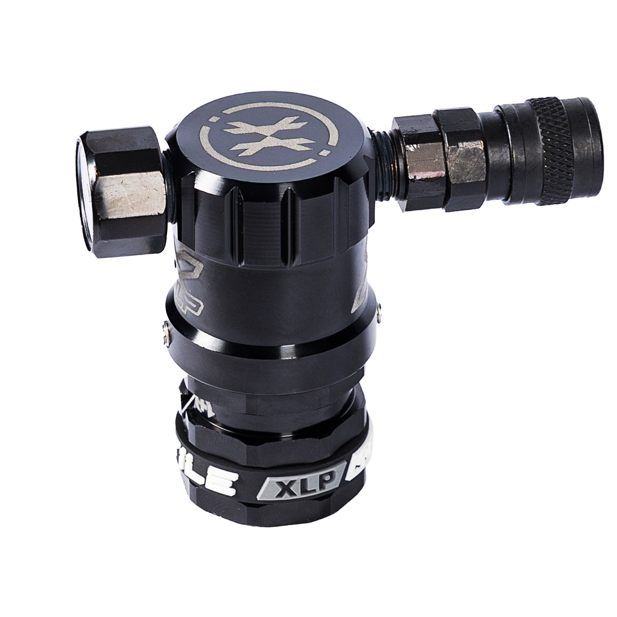 Hostile® XLP Regulator - Side Port Quick-Disconnect - Black, alternate view 5