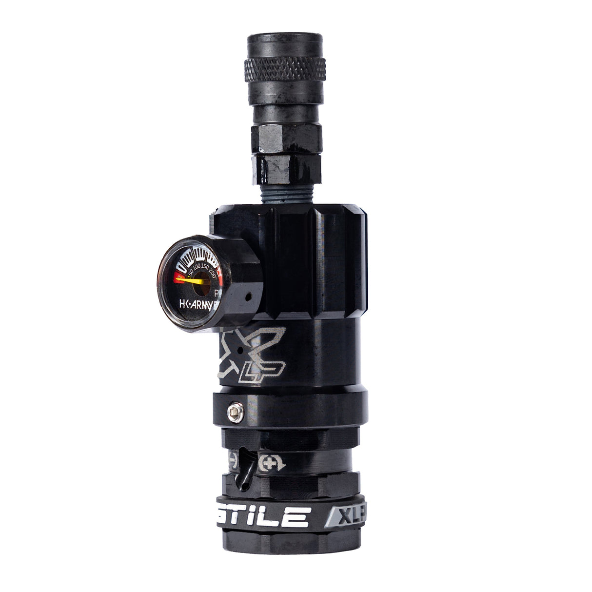 Hostile® XLP Regulator - Top Port Quick-Disconnect - Black, alternate view 3