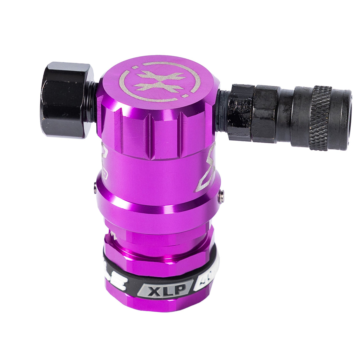 Hostile® XLP Regulator - Side Port Quick-Disconnect - Purple, alternate view 5