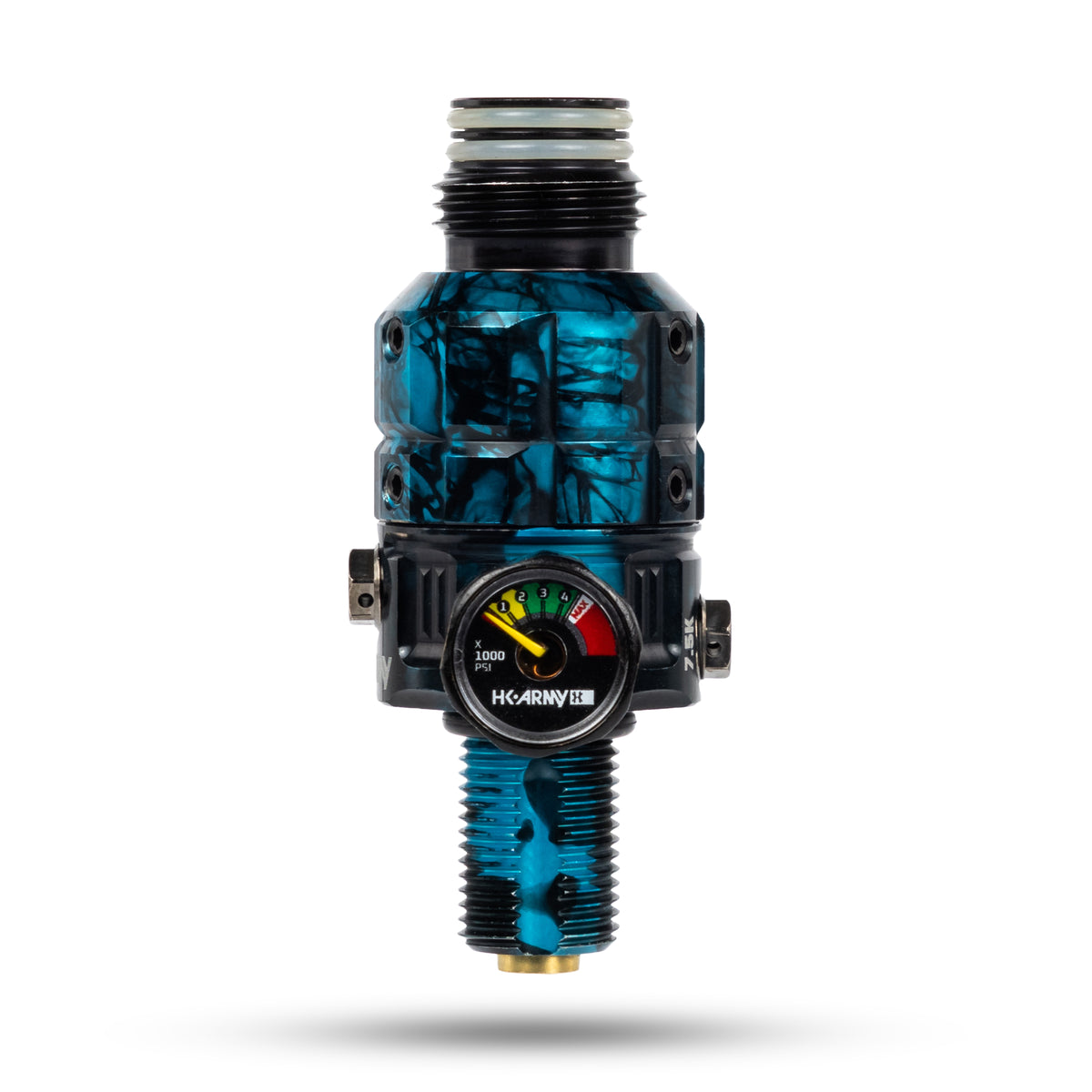 HK Army Turbine Pro Adjustable HPA Regulator - 350-650 PSI in Blue, alternate view 20