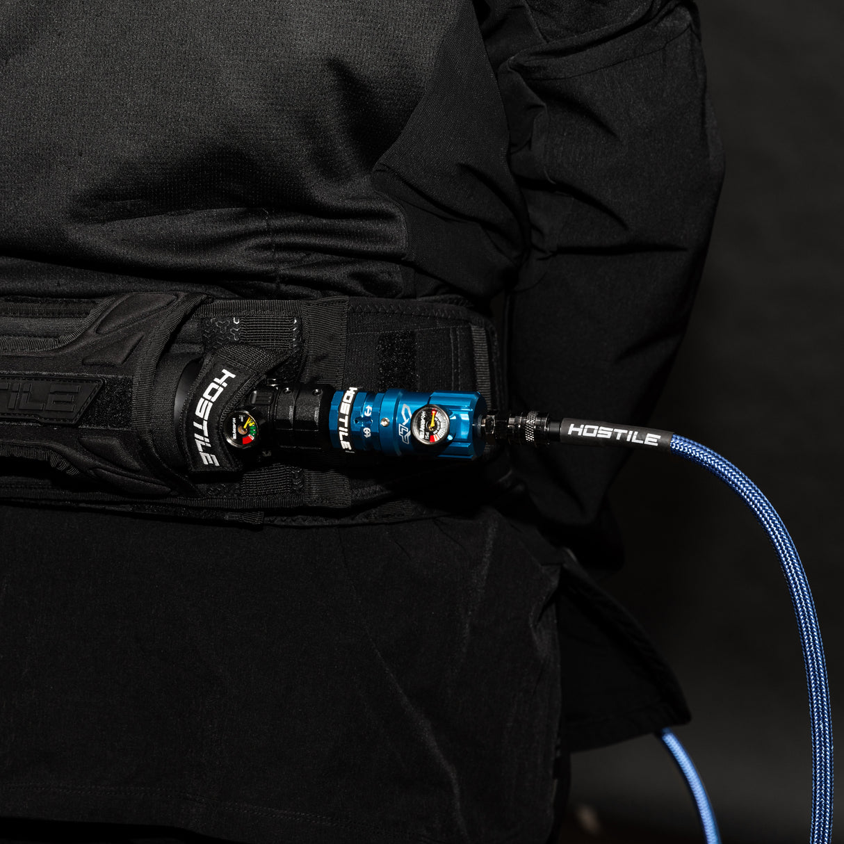 Hostile® XLP Regulator - Top Port Quick-Disconnect - Blue, alternate view 2
