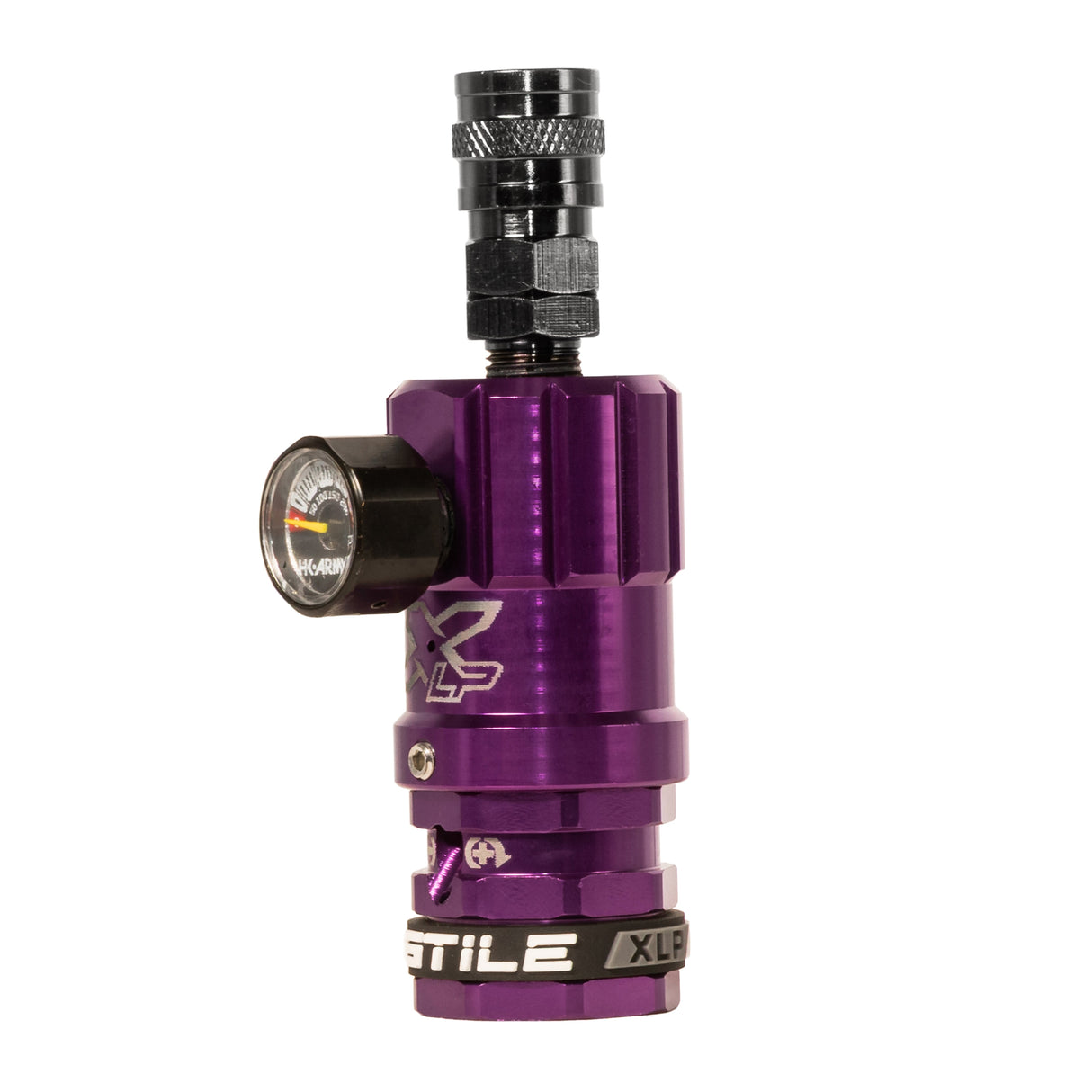 Hostile® XLP Regulator - Top Port Quick-Disconnect - Purple, alternate view 3