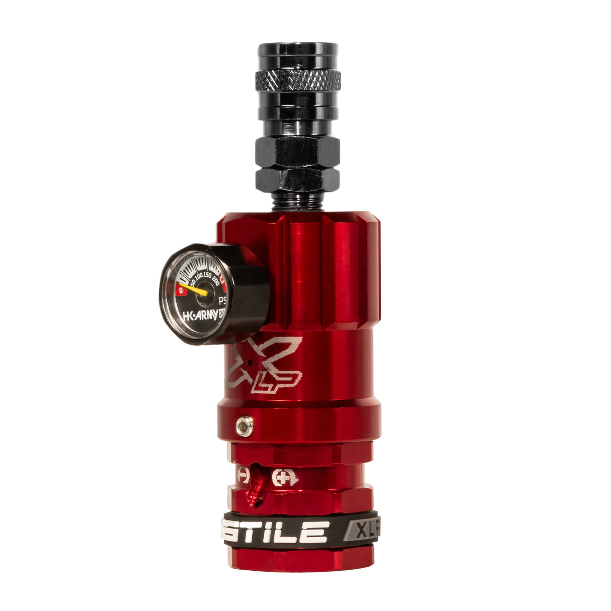 Hostile® XLP Regulator - Top Port Quick-Disconnect - Red, alternate view 3