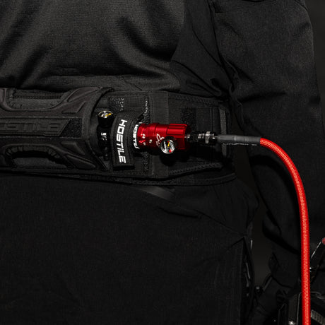 Hostile® XLP Regulator - Top Port Quick-Disconnect - Red, alternate view 2