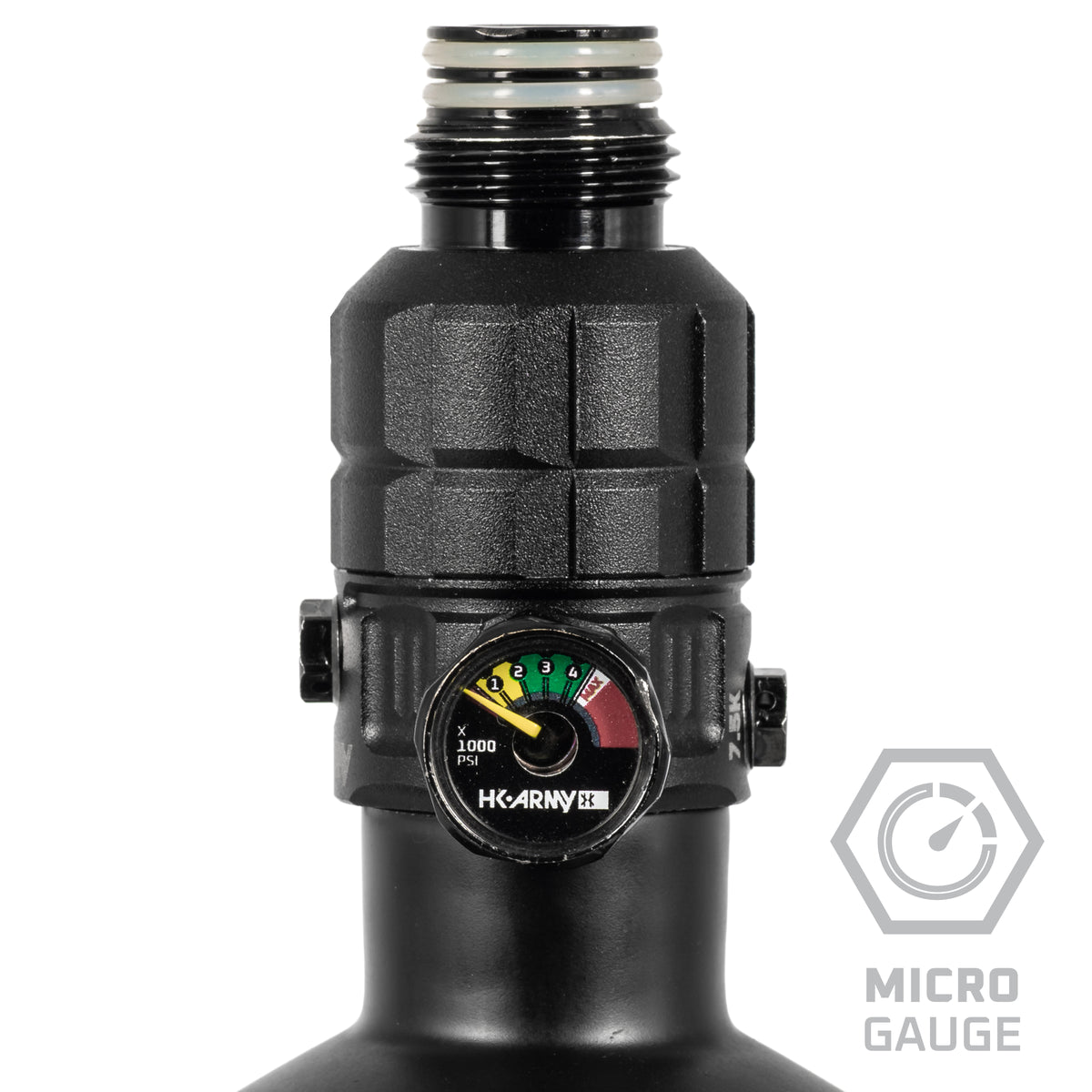 HK Army Turbine Pro Adjustable HPA Regulator - 350-650 PSI in Blue, alternate view 5