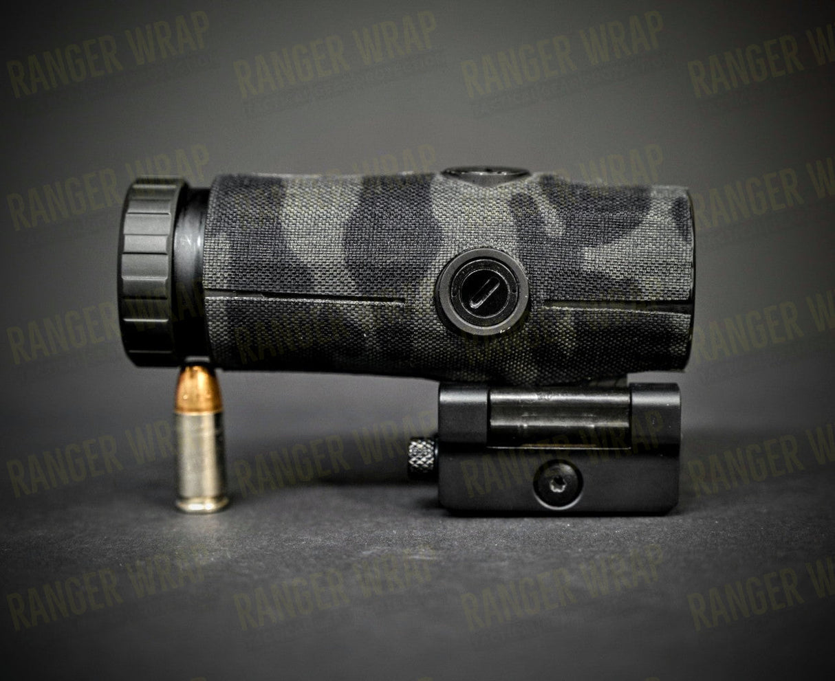 Holosun HM3X 3X Magnifier - Optic Wrap in Cordura Fabric in Desert Tiger Stripe, alternate view 2