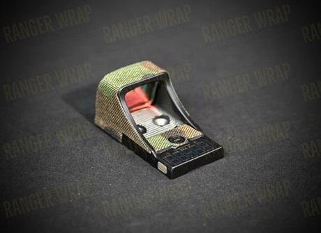 Holosun SCS MOS (Glock) - Optic Wrap in Cordura Fabric in Desert Tiger Stripe, alternate view 2