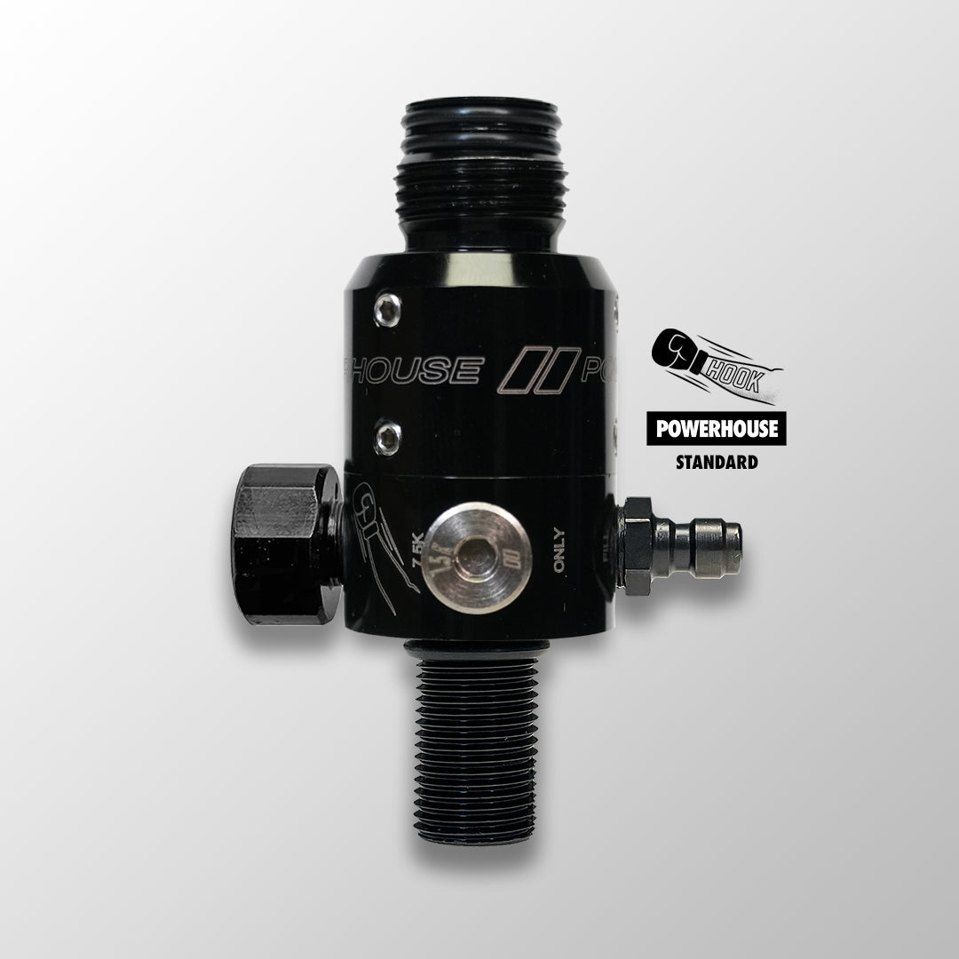 Powerhouse HOOK Adjustable HPA Regulator - 500-750 PSI