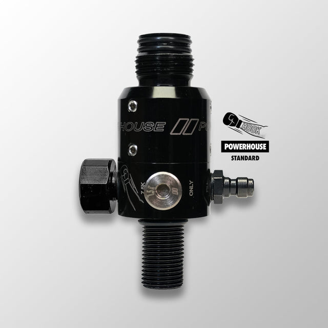 Powerhouse HOOK Adjustable HPA Regulator - 500-750 PSI