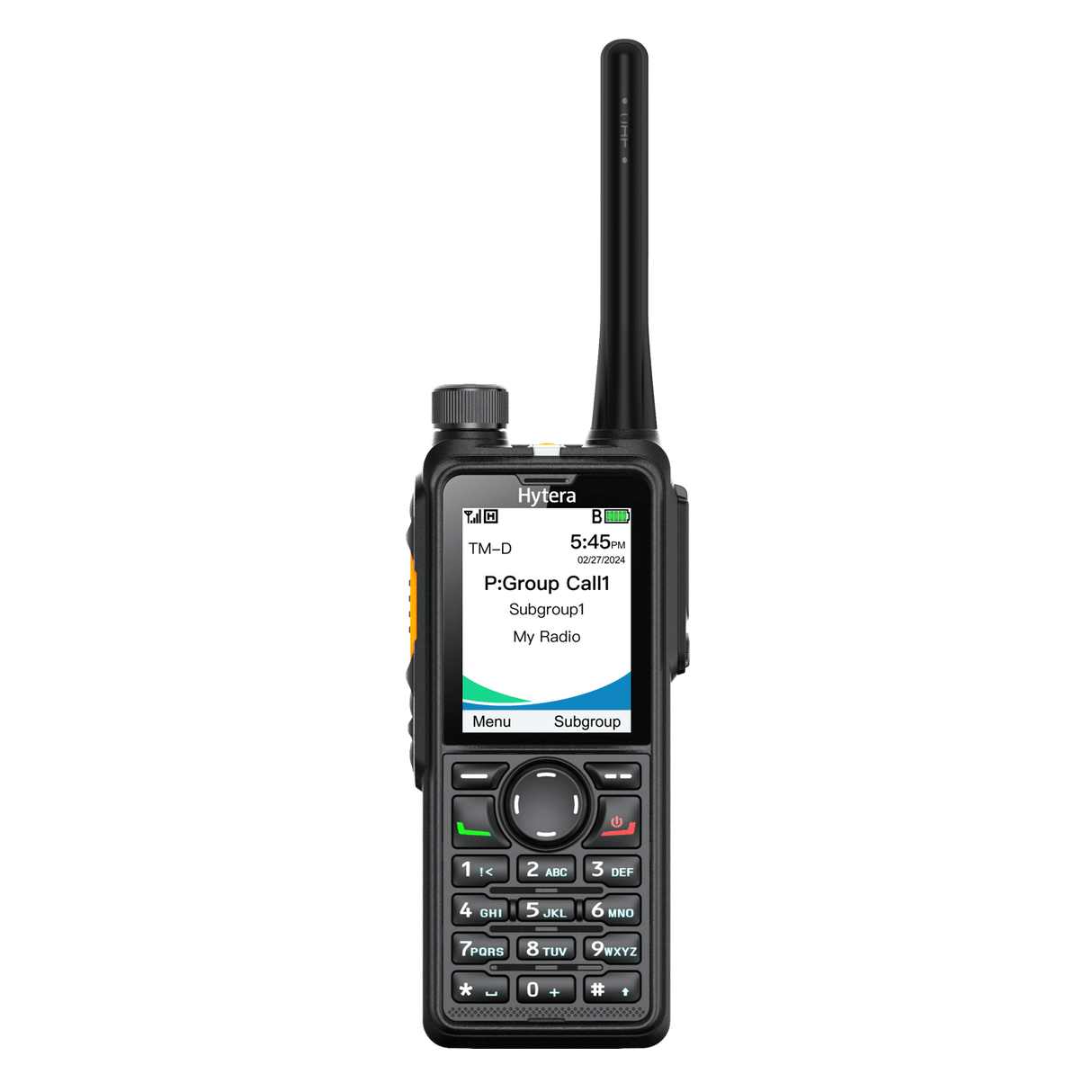 Hytera HP782, VHF, GPS/BT, alternate view 2