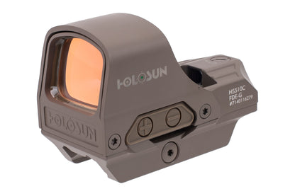 Holosun HE510C-GR Elite Solar Powered Open Reflex Circle Green Dot Sight