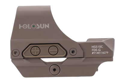 Holosun HE510C-GR Elite Solar Powered Open Reflex Circle Green Dot Sight