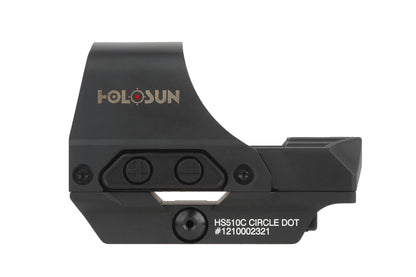 Holosun HS510C Open HUD Solar Powered Reflex Circle Dot Sight