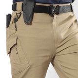 Raven Supply Men's Tactical Cargo Pants in Black, alternate view 4