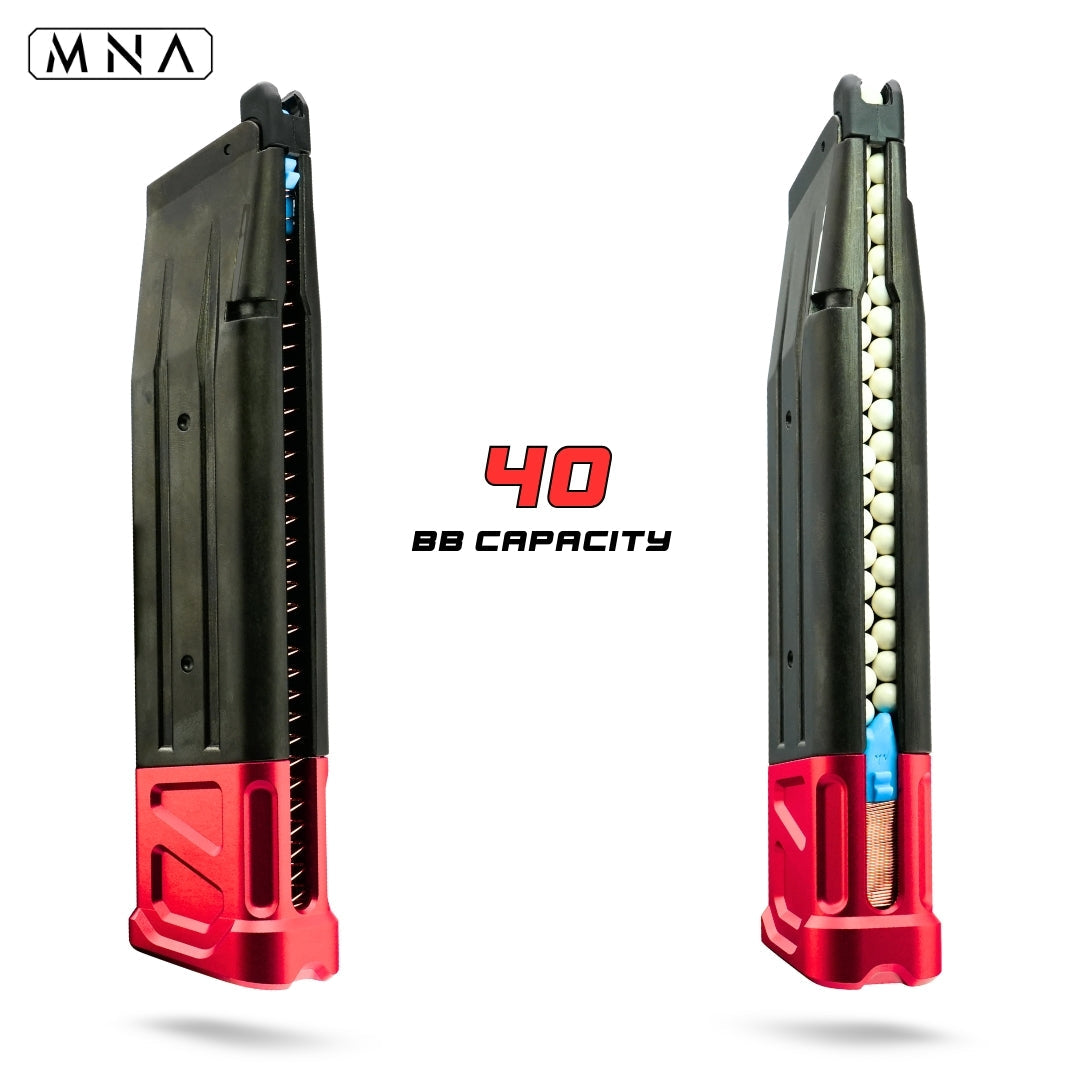 MNA Magazine Extension for Tokyo Marui Hi-CAPA in Gold, alternate view 3