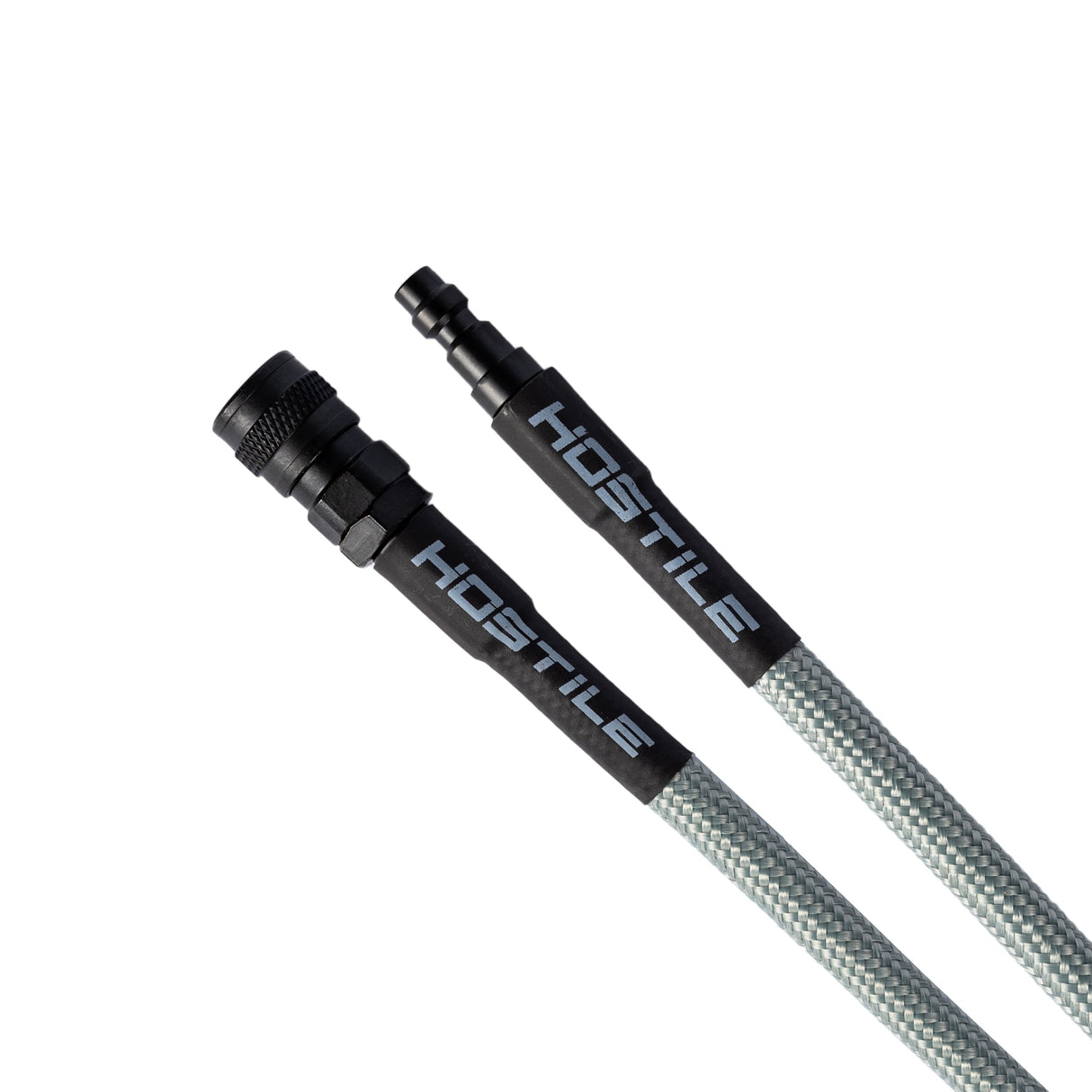 Hostile® Flex Line 42" Hose - Grey in Silver, alternate view 3