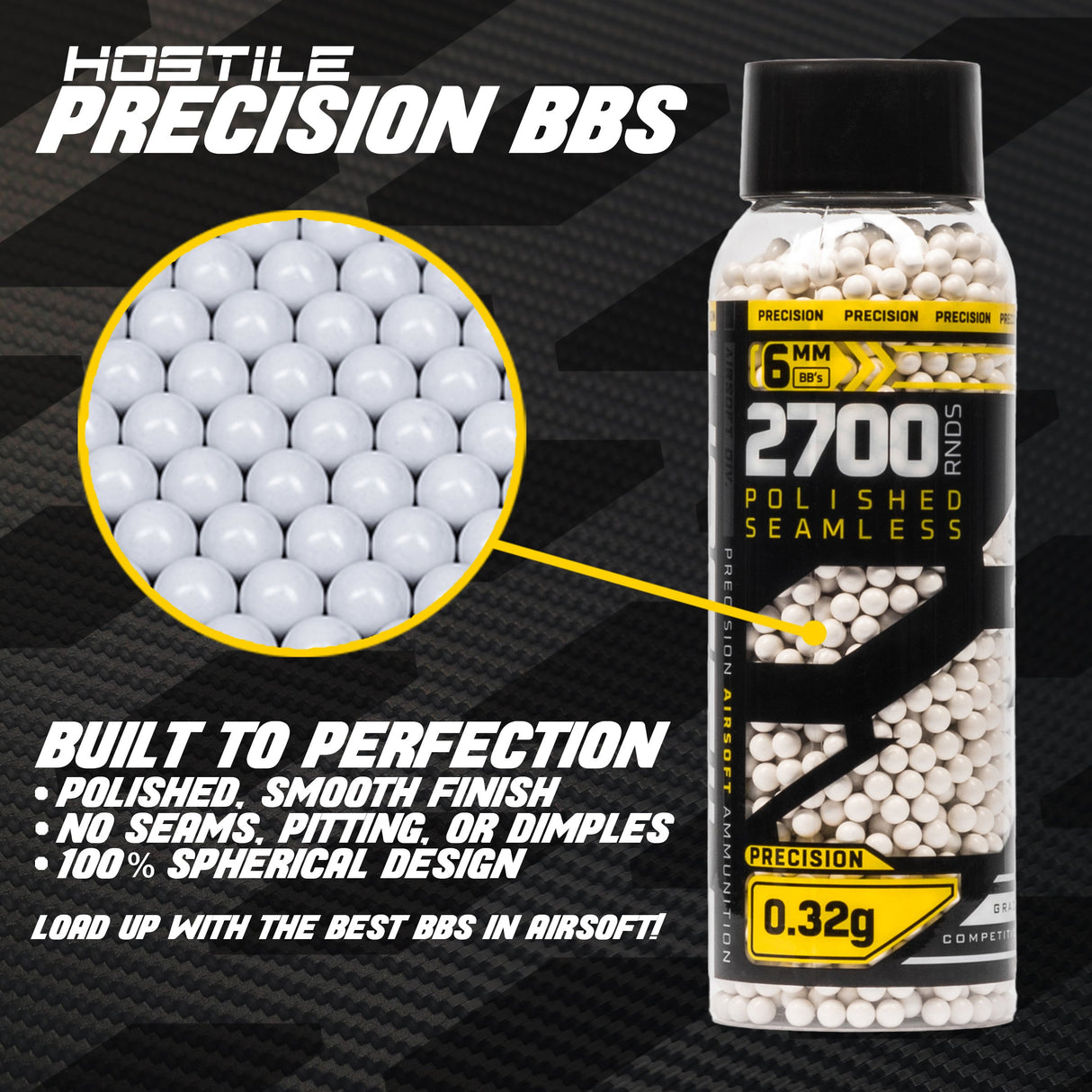 Precision .32g BB's - 2700ct - White, alternate view 5