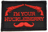 I'm Your Huckleberry - 2x3 Patch in Coyote Brown, alternate view 3